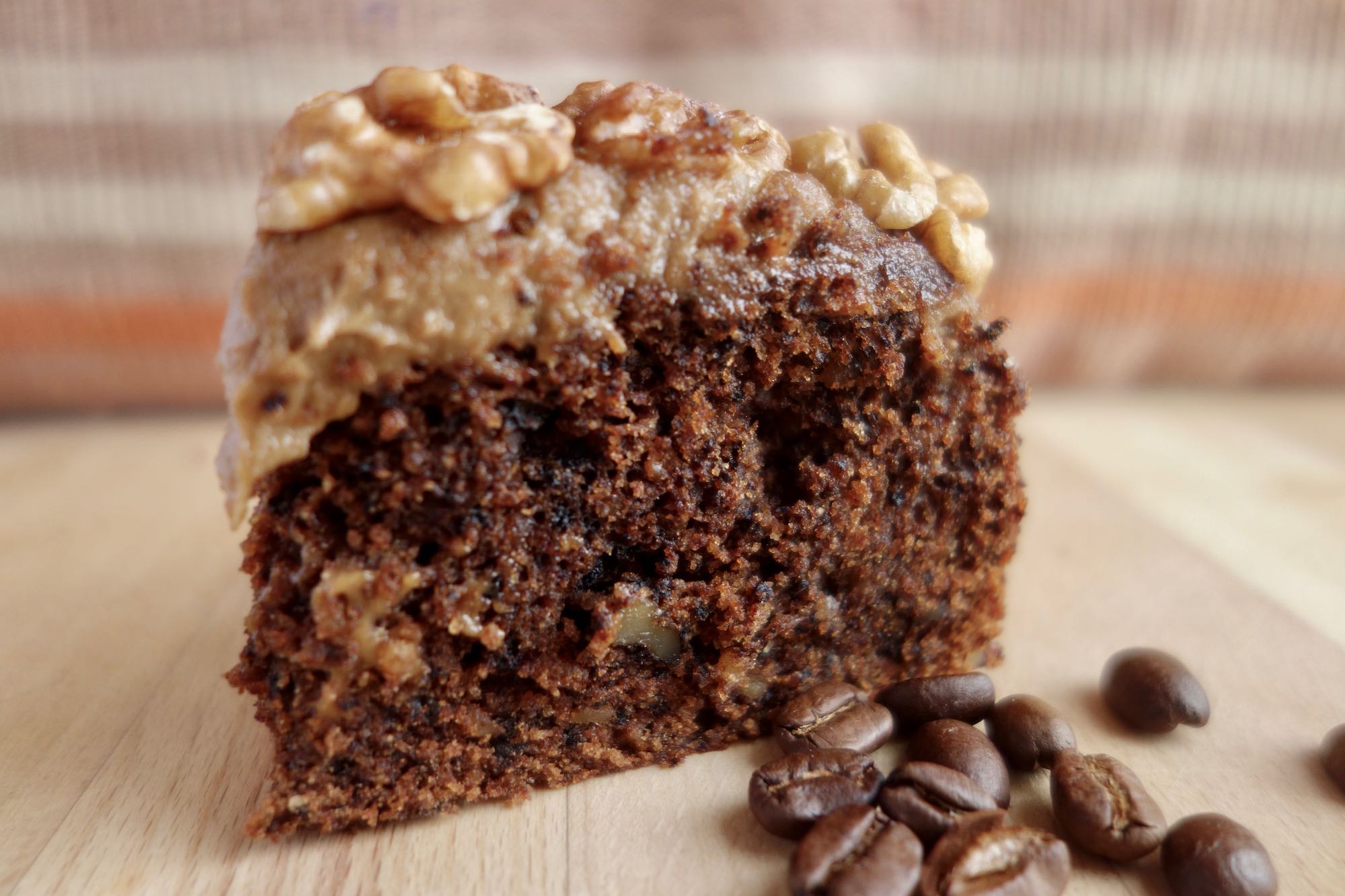 WearActive Blog Vegan Coffee and Walnut Cake